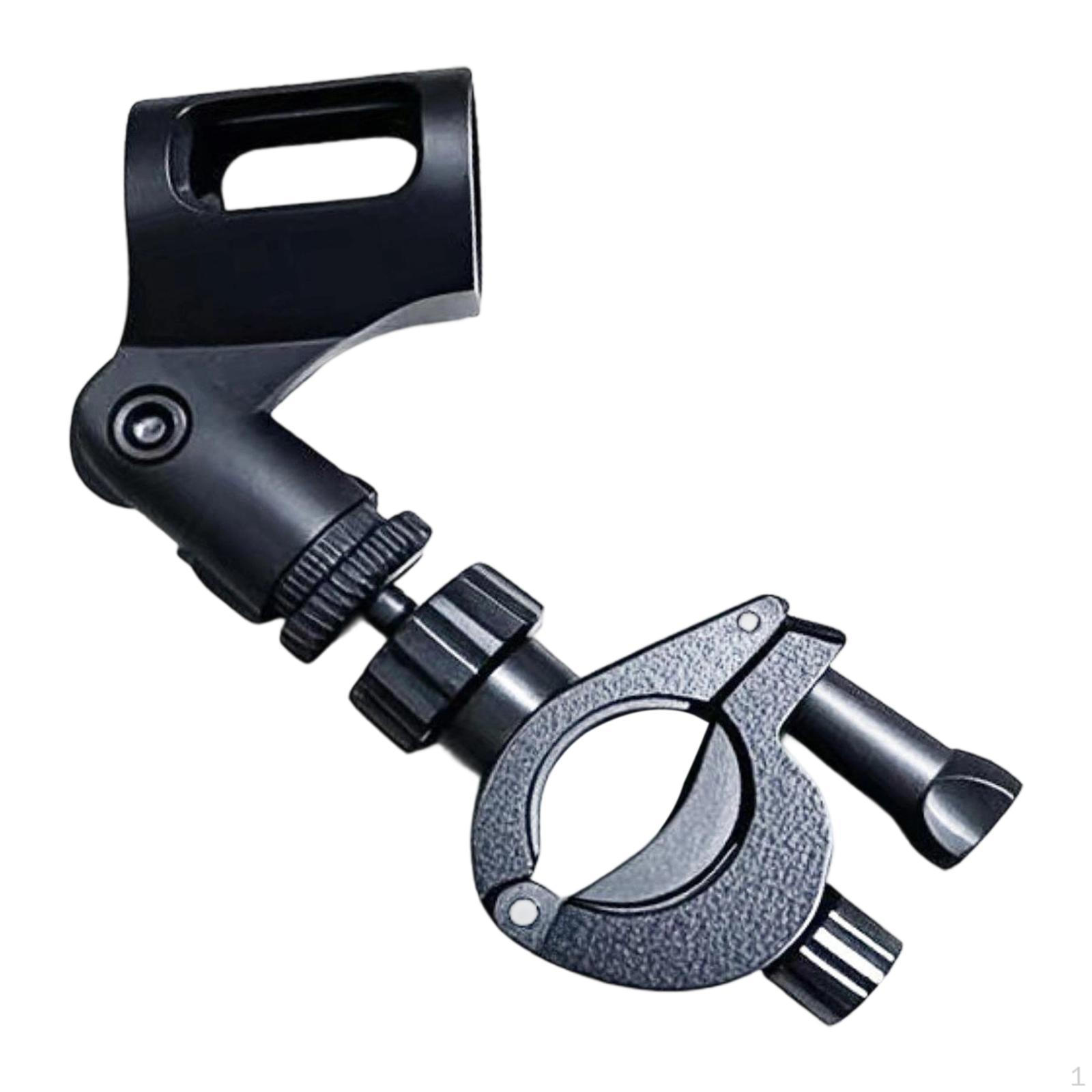 

Крепление-зажим Регулируемый Легко устанавливаемый Держатель-клипса для микрофона Подставка для тромбона Подкастинг Труба Style B