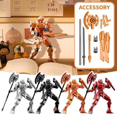 Conjunto de robôs móveis, bonecos de descompressão e ornamentos