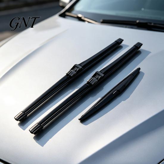 Tool-Free Installation Wipers 14/16/26 Inch Wiper Blades Set for Peugeot 208 2012-2018, 2Pcs Front Durable Anti-UV & 1Pc Rear Wiper, Beamless