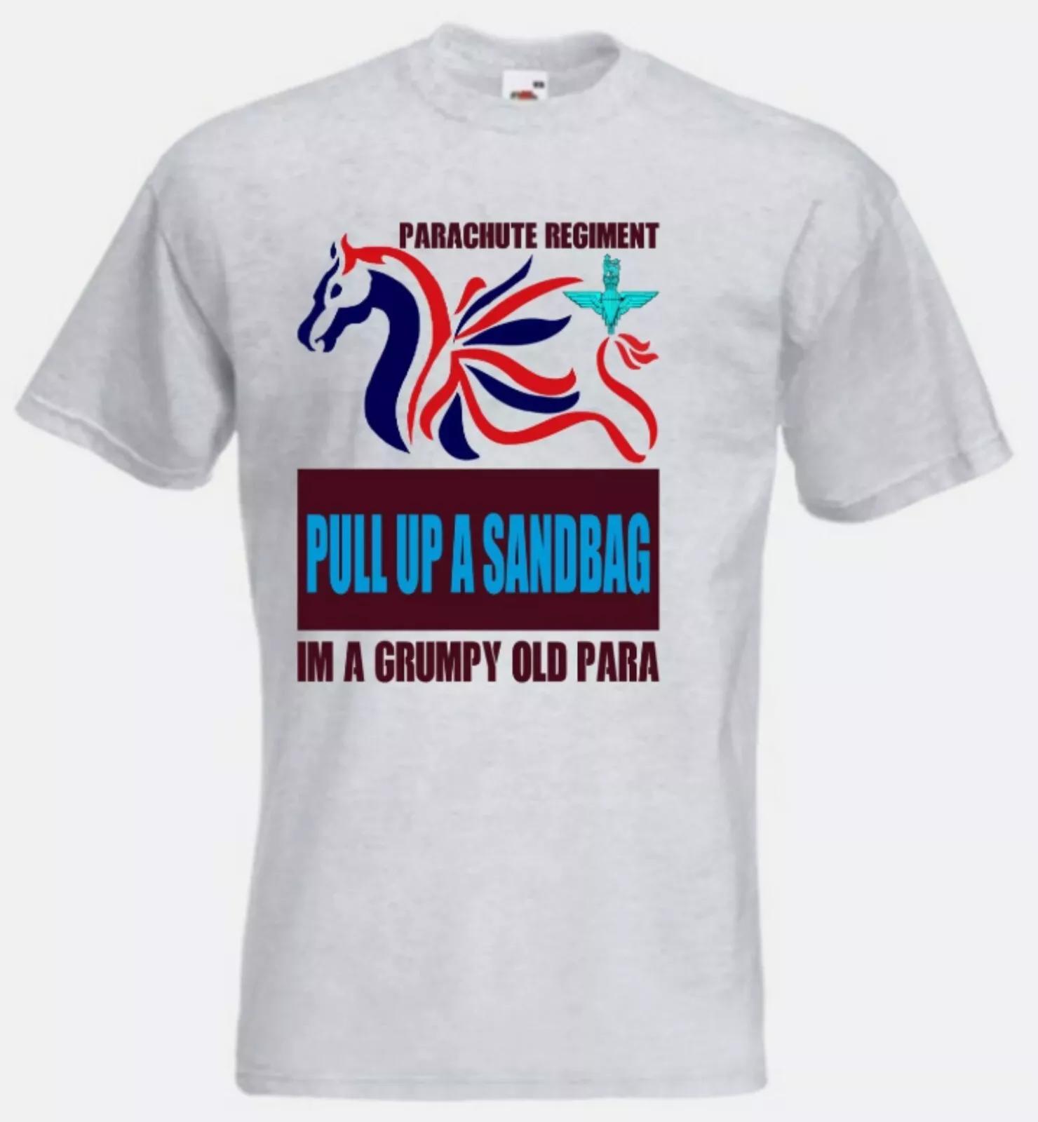 Parachute Regiment TShirt 1 Para 2 Para 3 Paras 4 Para grumpy Para T-Shirt M