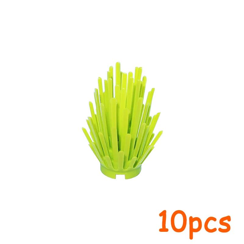MOC Plants Accessories Bricks City Big Pine Tree Branch Bush Green Grass Flower Building Bricks 2417 2423 4727 6255 30176 33291