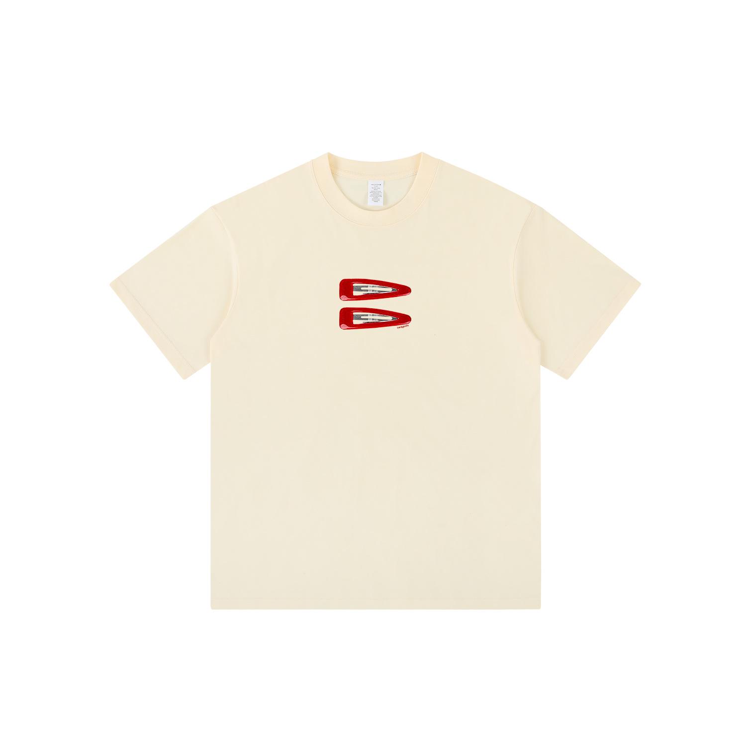 

Унисекс Ретро Хлопковая Повседневная Футболка с Коротким Рукавом 2XL бежевый