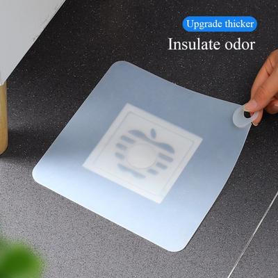 Anti-Clogging Silicone Deodorizer Mat Silicone Bathroom Accessories Supplies Floor Drain Cover