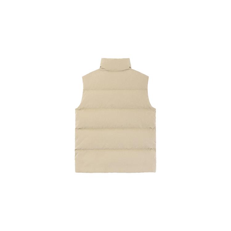 WE11DONE Down Vests Unisex Beige Stand Collar Moderate Other WD-PV3-23-030-U-BG