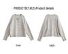 Korean Style Plus Size Loose Knit Cardigan - Women's Solid Color Round Neck Casual Spring Sweater.