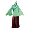 Medicine House Girl Whispering Cat Cos Taking Green Hanfu Kimono Medicine Girl Whispering Stage Playing Anime