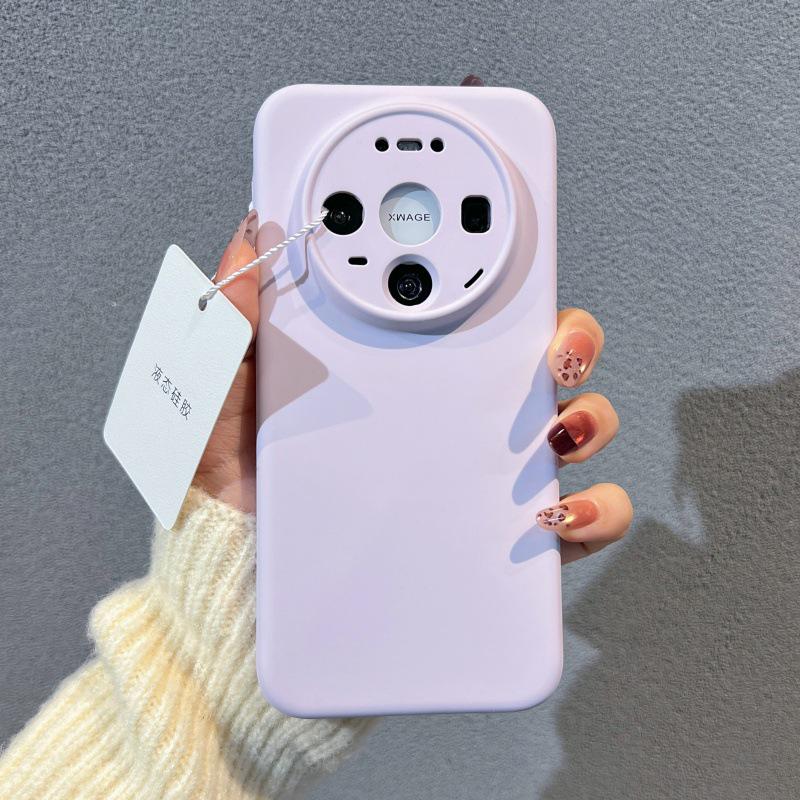 Compatible with Huawei Mate 80 Pro: Liquid Silicone Phone Case, Full Lens Coverage, Solid Color Protection