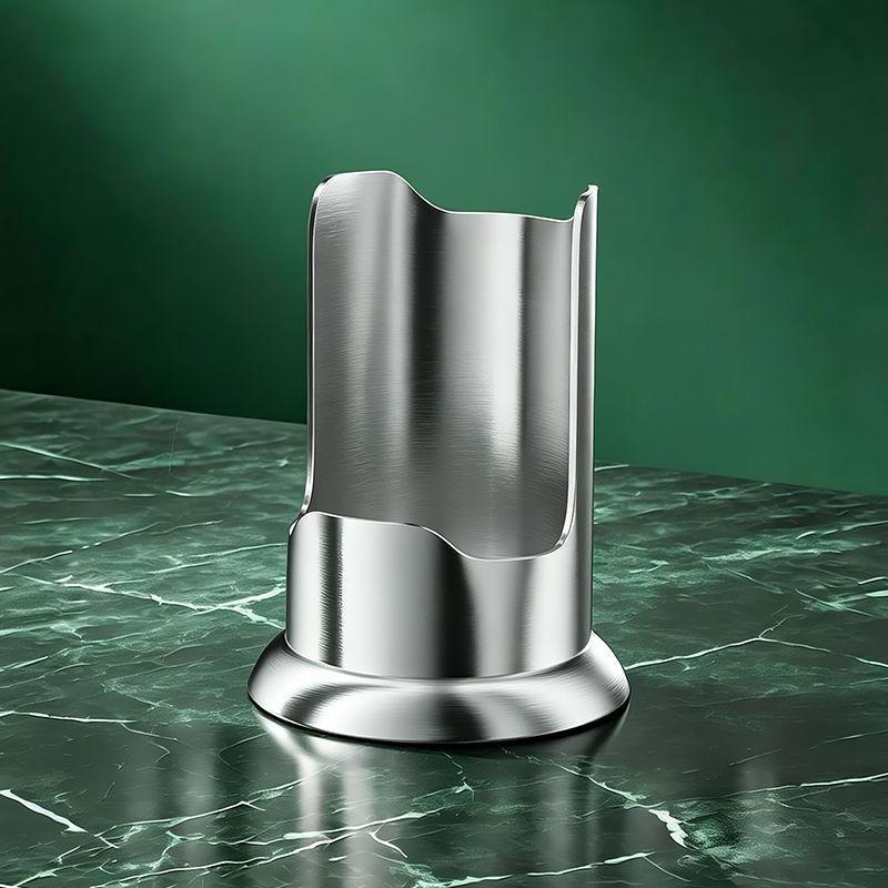 Stainless Steel Pot Lid And Spoon Holder Thickened Material Multi Purpose Design For Kitchen Cooking Organization