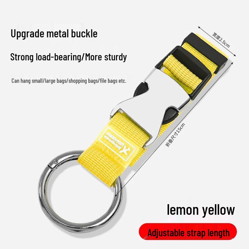 Travel Essential Suitcase and Backpack Anti-Lost Bungee Cord Strap with Hanging Buckle