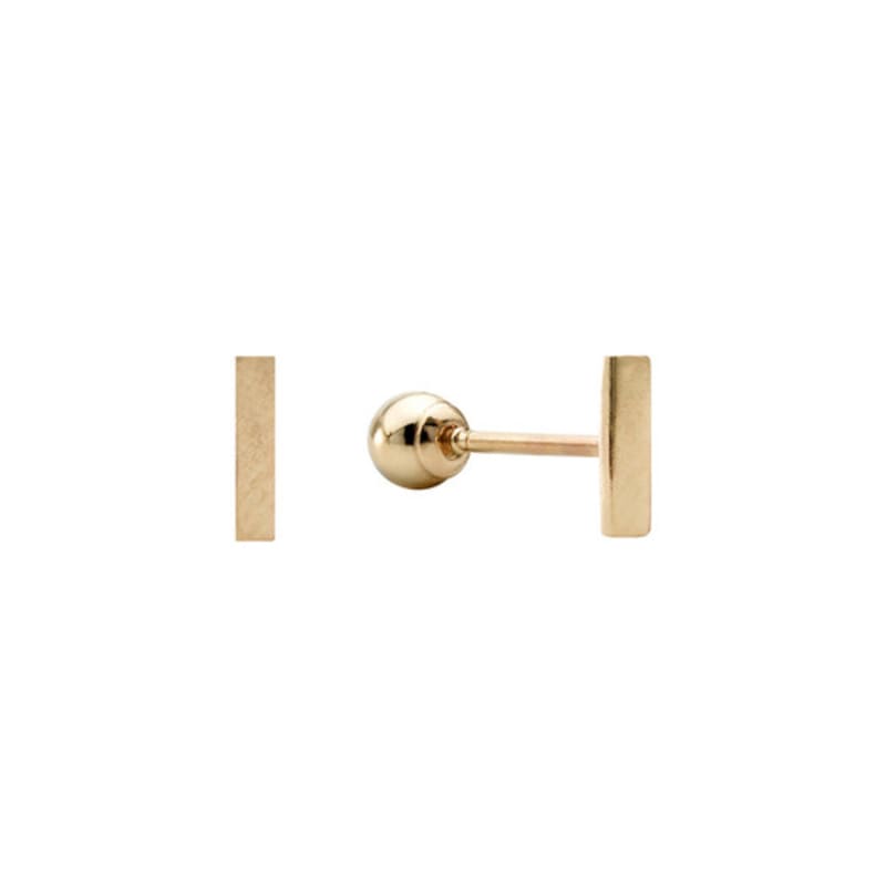 Green [10k Gold] Two.k.41 / Foundation Bar Piercing