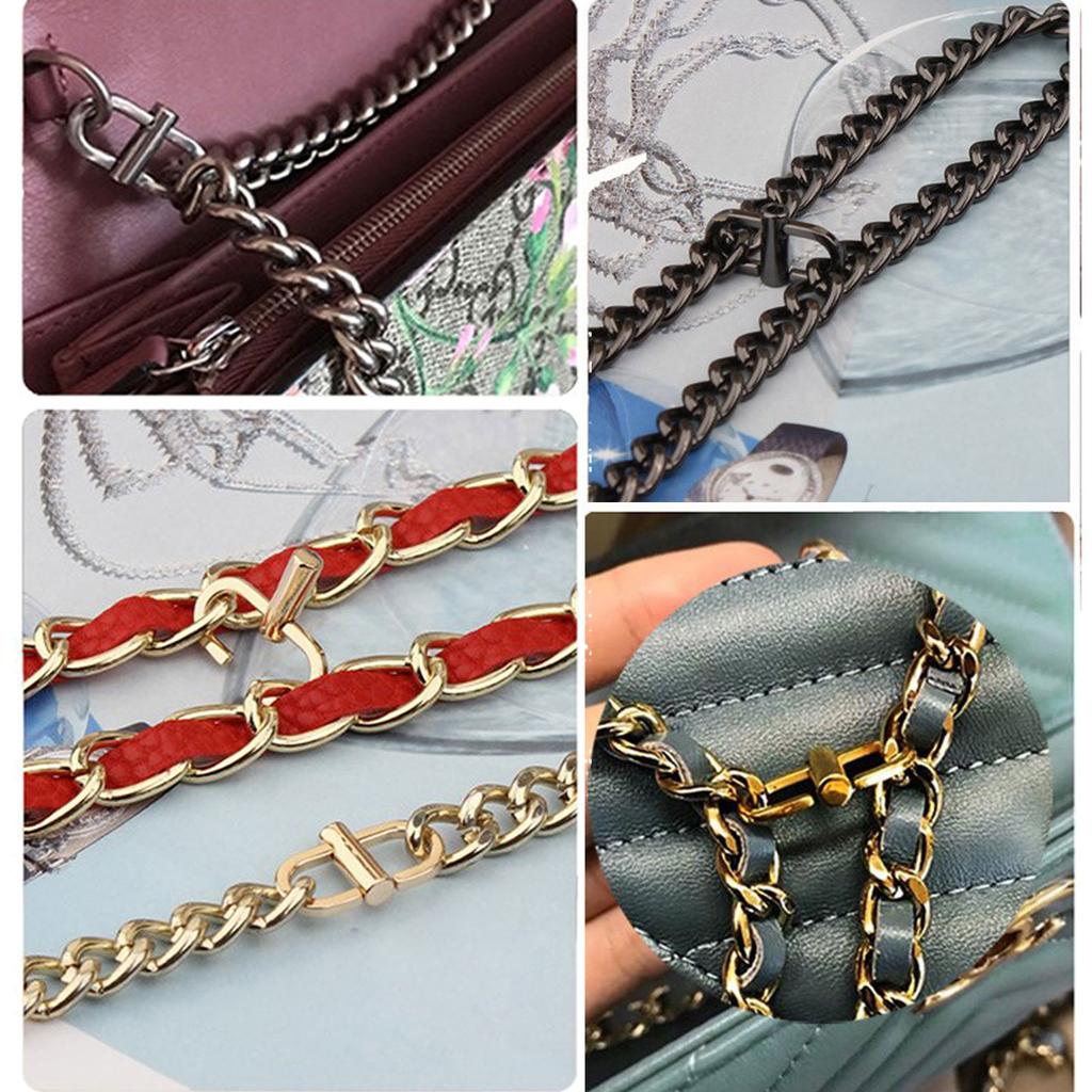 Adjustable Metal Buckle for Bag Chain Shortening Buckles Clip Long and Short Regulator Shoulder Crossbody Bag Accessory