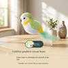 Cute Parrot Plush Pet Toy Realistic Bird Cat Toy for Self-Entertainment Companion Cat Supplies