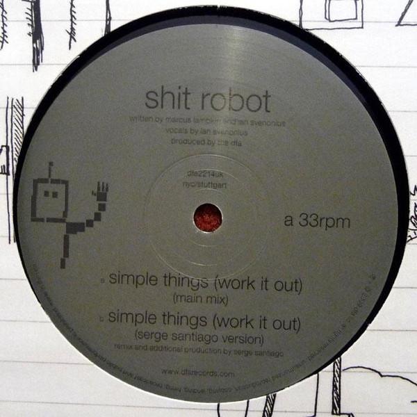 

12inch Record SHIT ROBOT - Simple Things (Work It Out) DFA2214US DFA 2009 US Dance & Electronica