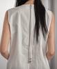 Leondeondada Sleeveless Cotton Mini Dress, Cloud