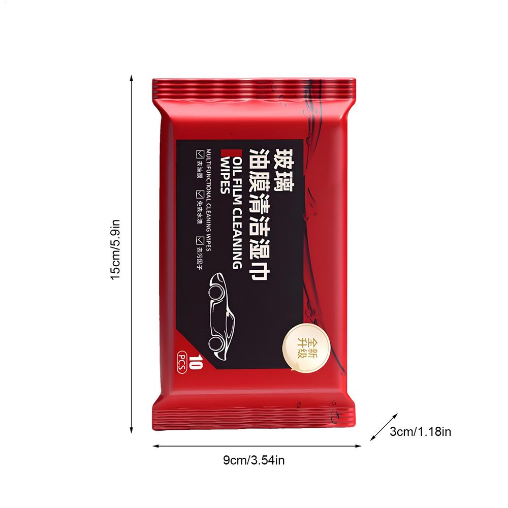 

1Pack Car Glass Oil Film Removal Wipes Car Window Glass Oil Film Remover Oil Film Cleaning Wipes Glass Windshield Cleaning Wipes