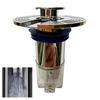 1/2Pcs Floor Drain Core Universal Size Anti-Odor Drain Pipe with Automatic Filter Basket Hair Catcher Extension Pipe Design Automatic Closing Drain