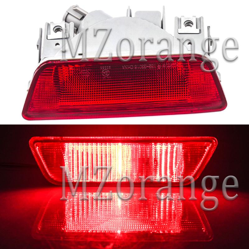 Rear Car Bumper Reflector Lights For Nissan X-Trail T31 2008-2013 Reverse Brake Signal Fog Lamp Tail Light  Auro Accessories