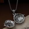 A Vintage Bohemian-style Open Necklace with a Scented Diffuser and Branch Pendant - Hollow Beads Release Fragrance.