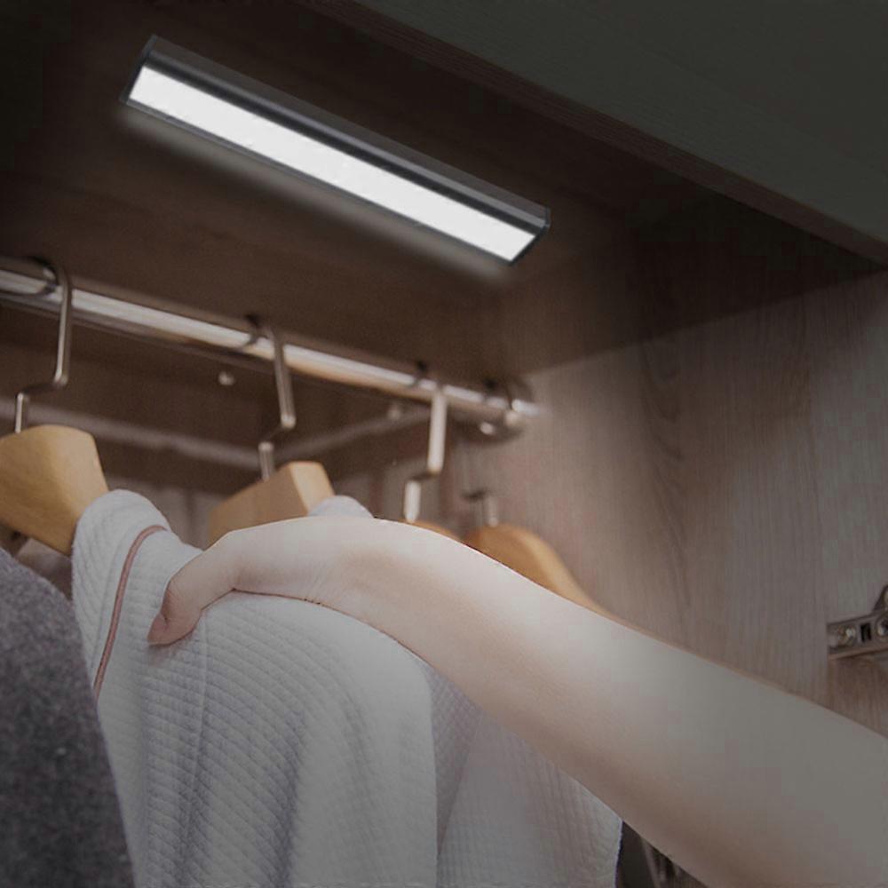 3x LED Motion Sensor Under Cabinet Closet Light USB Rechargeable Kitchen Lamp Strip