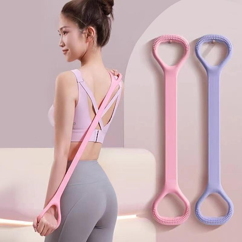 Stretch Strap 8-Character Puller Home Fitness Equipment Elastic Belt Yoga Auxiliary Female Open Shoulder Beauty Back Stretcher