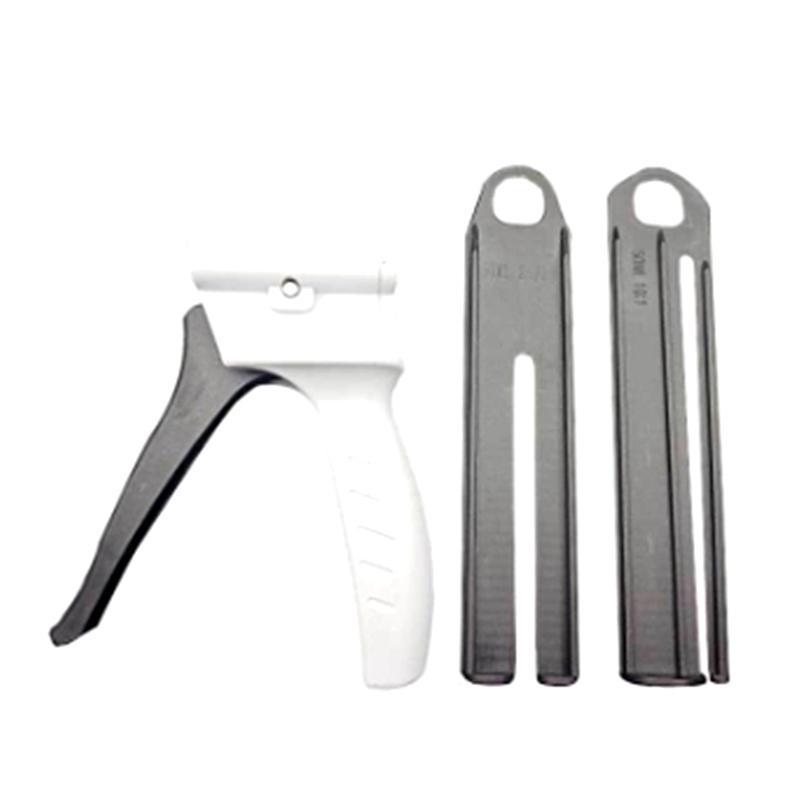 

Двухкомпонентный ручной пистолет для клея Поршневой пистолет для клея AB Смесительная трубка 1:1/10:1 50 мл клеевой пистолет чёрный