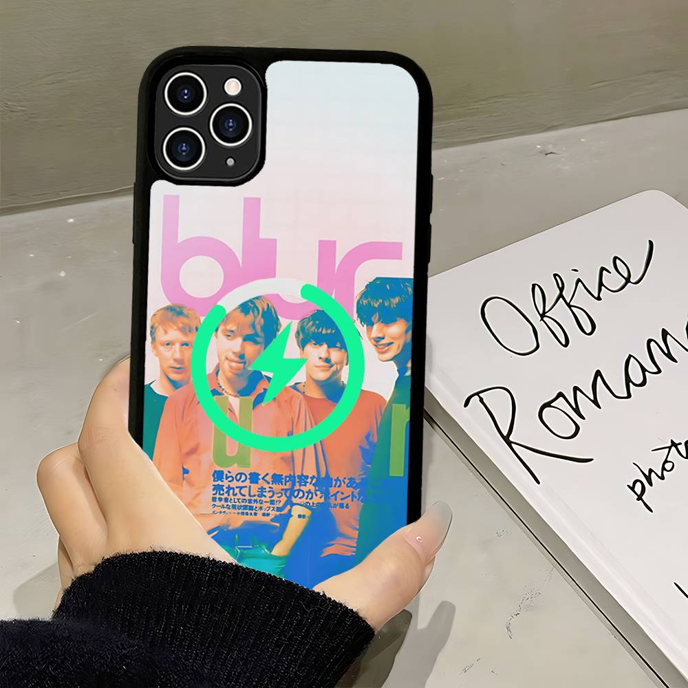 Rock Band B-Blur Magnetic Case For IPhone 17 16 14 13 12 11 15 Pro Max Plus Wireless Charge Phone Cover