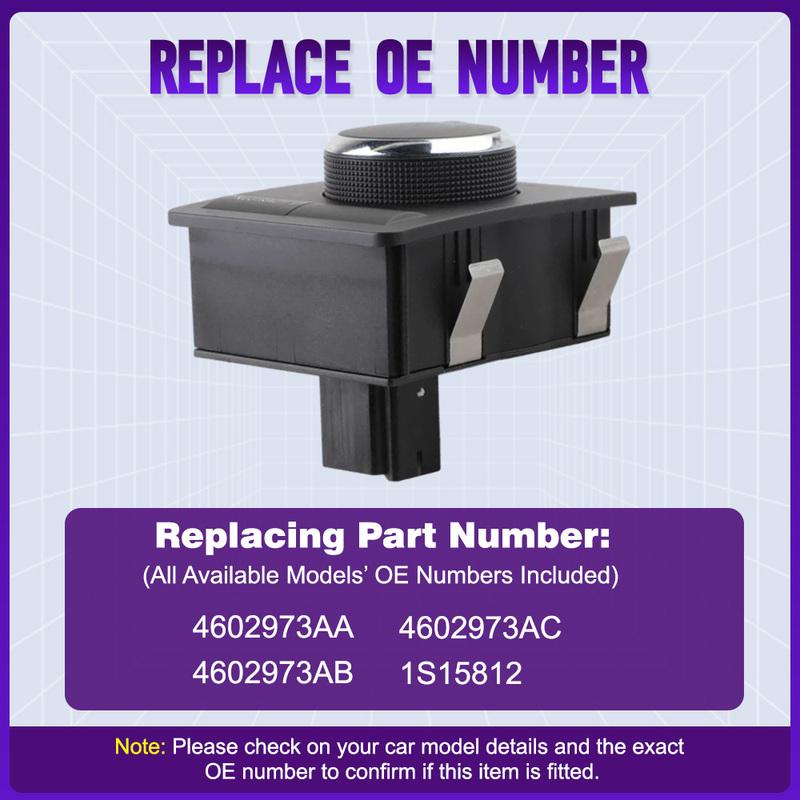 Interruptor de Farol de Carro 4WD Botão de Tração nas Quatro Rodas para Dodge Ram 1500 2500 3500 4500 5500 2011-2012 Manípulo Esquerdo 4602973AA
