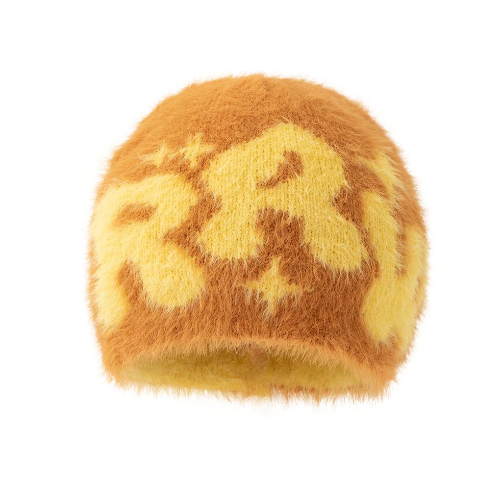 Letter Bag Head Warm Windproof Cold Soft Waxy Hat Knitted Hat Winter Design Hat