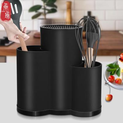 Support de rangement porte-couteau ustensiles de cuisine ménagers couteaux et vaisselle support de rangement cuisine rangement intégré porte-couteau combinaison de cylindres