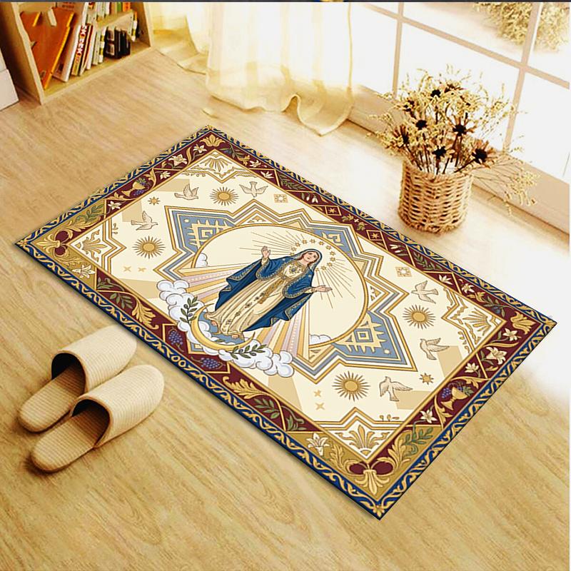 2025 New The Holy Mother Carpet Rug for Living Room Bedroom Home Sofa Decoration,Kids Play Non-slip Floor Mat09