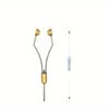 1pc Bi-Ceramic Tip Bobbin Holder, Heavy Bullet Head Flies Lure Tying Thread Holder Tool, Fishing Hook Jig