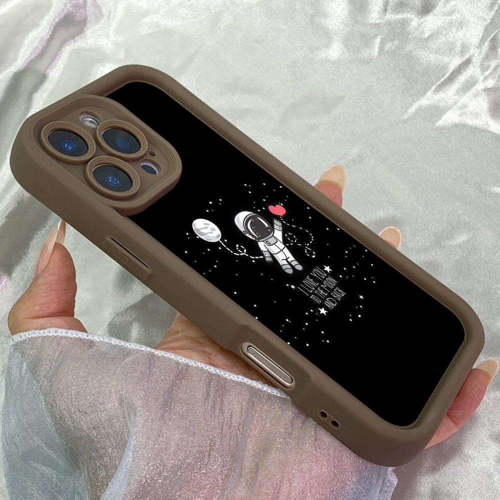 JT26 Astronaut Cartoon Realme 14 15 Huawei Honor 70 90 Infinix Tecno itel Motorola Google All Model Angel eyes Soft TPU Phone Case