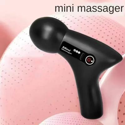 Mini-Massage-Massage-LCD-Bildschirm 6-Kopf-Pistole Muskelmassagegerät Tragbare elektrische Faszienpistole für Hals, Fuß, Körper, Faszienpistole