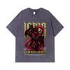 275 GSM Washed T-shirts 100% Cotton Solo Leveling V12 Igris Print Unisex Heavy Cotton T Shirt