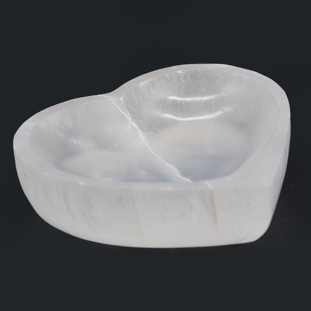 Selenite Heart Bowl 15cm