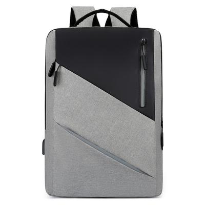 Backpack Men's Large Capacity Outdoor School Bag Junior High School Multifunctional USB Charging Computer Backpack Business Men