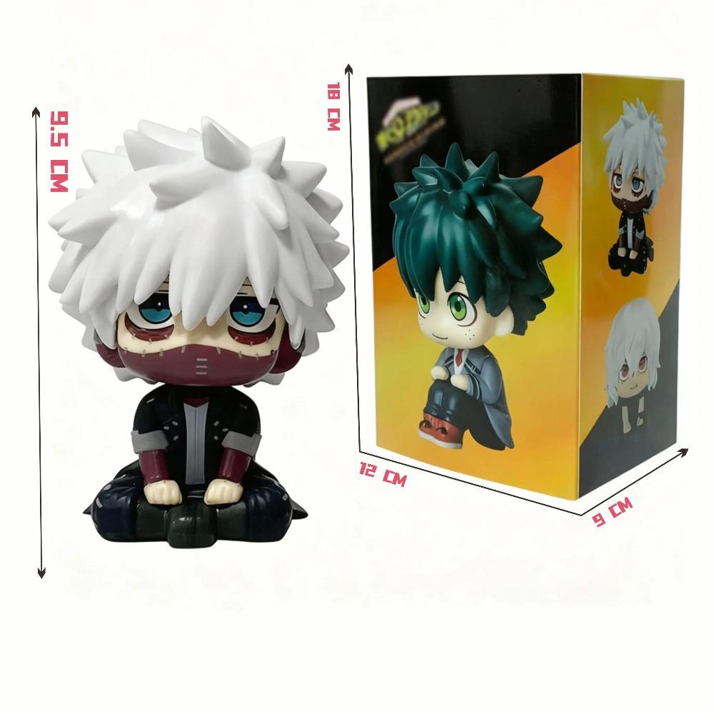 Nuevo My Hero Academia (MHA): Figura de PVC Chibi Linda de Tomura Shigaraki / Izuku Midoriya / Katsuki Bakugo | Modelo de Juguete Coleccionable
