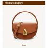 2025 Chic Retro Crossbody Bag For Women Fashionable Single Shoulder Handbag With Detachable Strap Magnetic Closure
