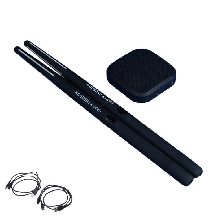 Virtuelles Luftschlagzeug Tragbares elektronisches Schlagzeugset mit Drumsticks Perkussionsinstrument Werkzeug für Erwachsene, Kinder Langlebig