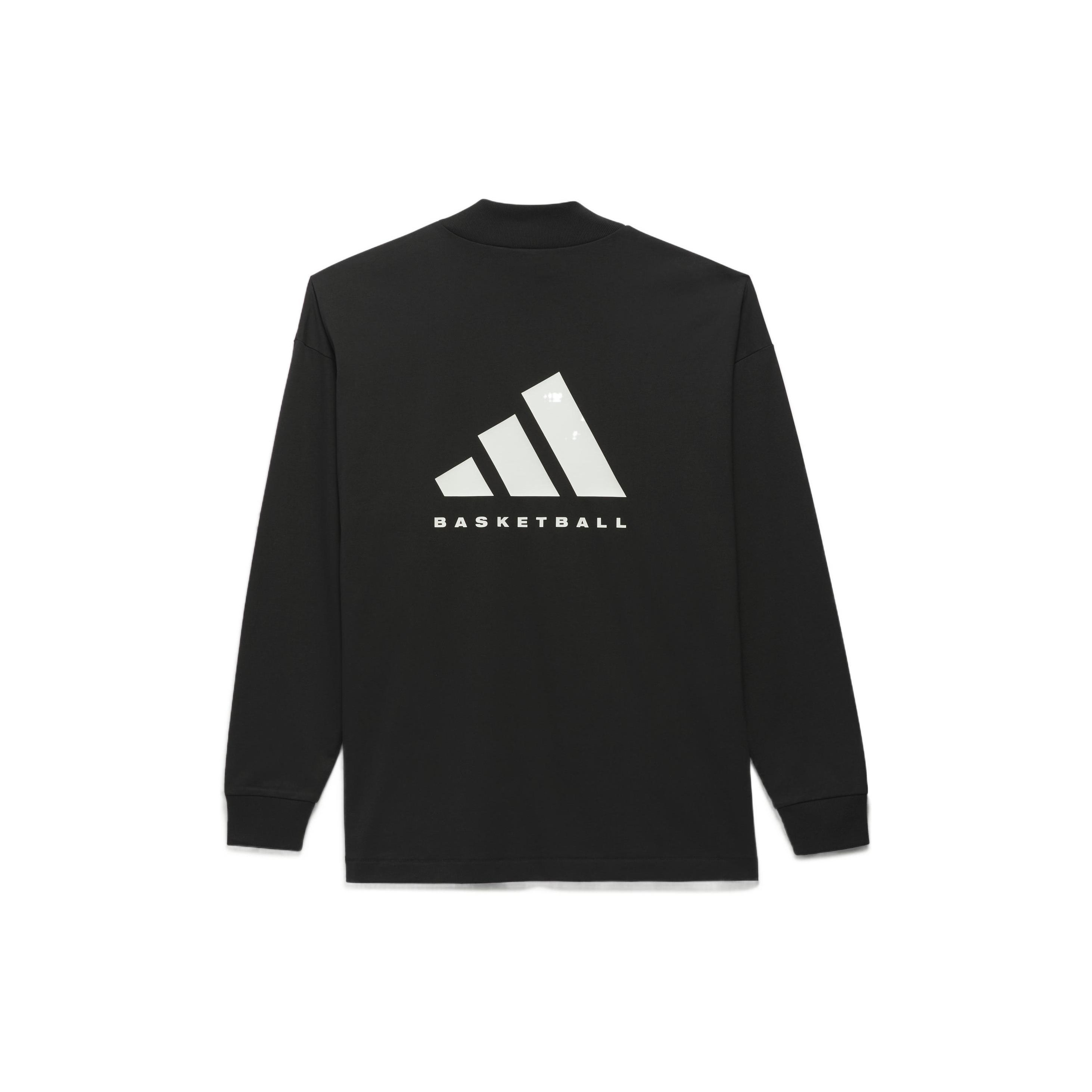 adidas Basketball Long-Sleeve Top Black Men s IJ5554 XXL