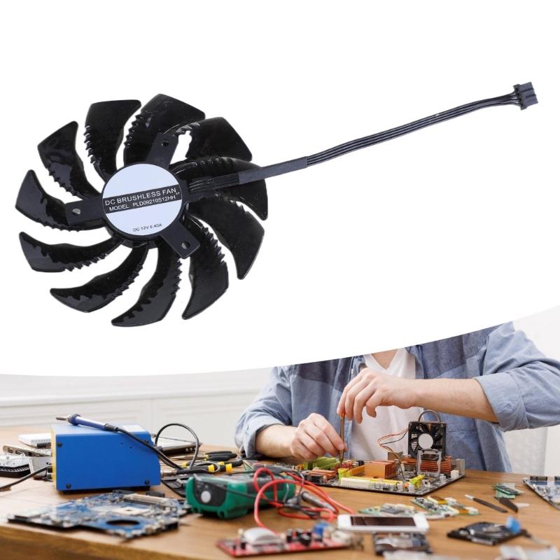 Graphics Card Cooling Fan for GTX1080 Video Card Optimaled Cooling Effect 4Pin Connection Quiet Running Fan 85MM