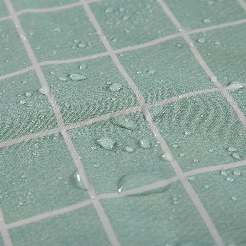 Non Washable Waterproof Oil Resistant and Heat-resistant Tablecloth with Grid Pattern Disposable Tablecloth PEVA Decoration