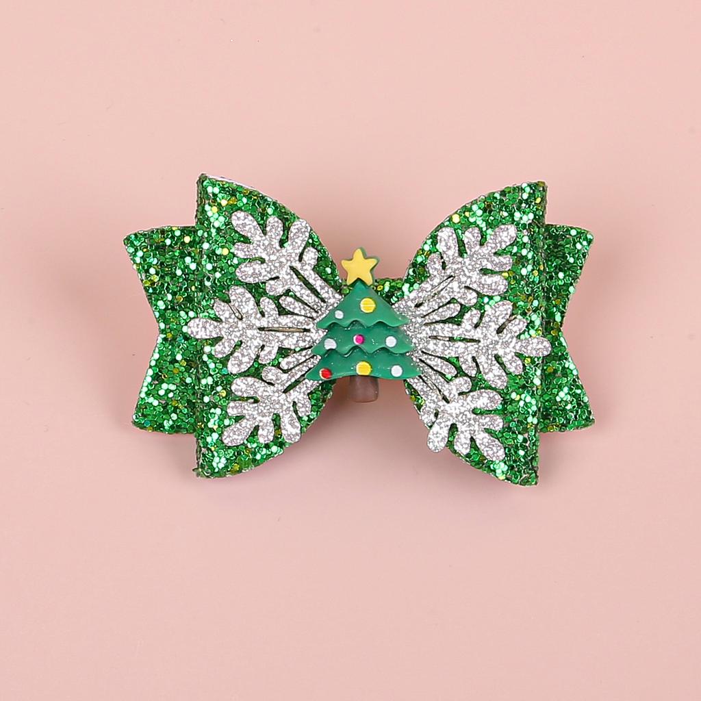 1/4pcs Christmas Hair Bows Hair Clip For Cute Girls Kids Hairpin Barrettes Headwear Children Christmas Party Hair Accessories