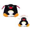T's Factory Pingu Plush Drawstring Bag - Pingu (approx. H160 x W170 x D60mm) PI-5530523PI
