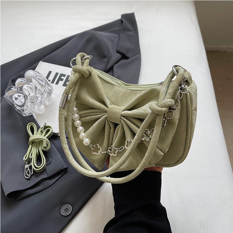 Kabelka Bow Love pro ženy Módní a trendy řetízková crossbody kabelka Niche design High-end kabelka přes rameno