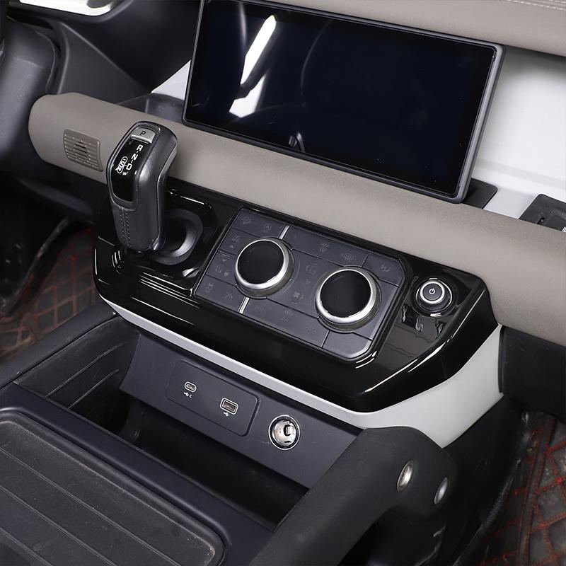 Car Center Console Gear Shift Dashboard Button Frame Trim Cover For Land Rover Defender 110 90 L663 -2023 Auto