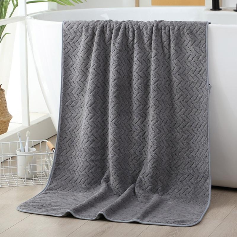 Soft Cotton Hand Towel, Absorbent, Quick Drying Comfort Bath Towel for Home and Beach