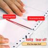 Triple-Part Pin Feed Dot Matrix Printer Paper, Two to Five Parts and Folds