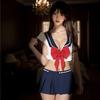 Plus size lingerie college style miniskirt uniform Want to seduce babes sailor suit