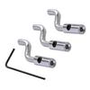 3Pcs Z Bend Throttle Cable Ends For Lawn Mower For Mini Bike And Go-karts Brake Cables Repair Garden Power Equipment Accessories